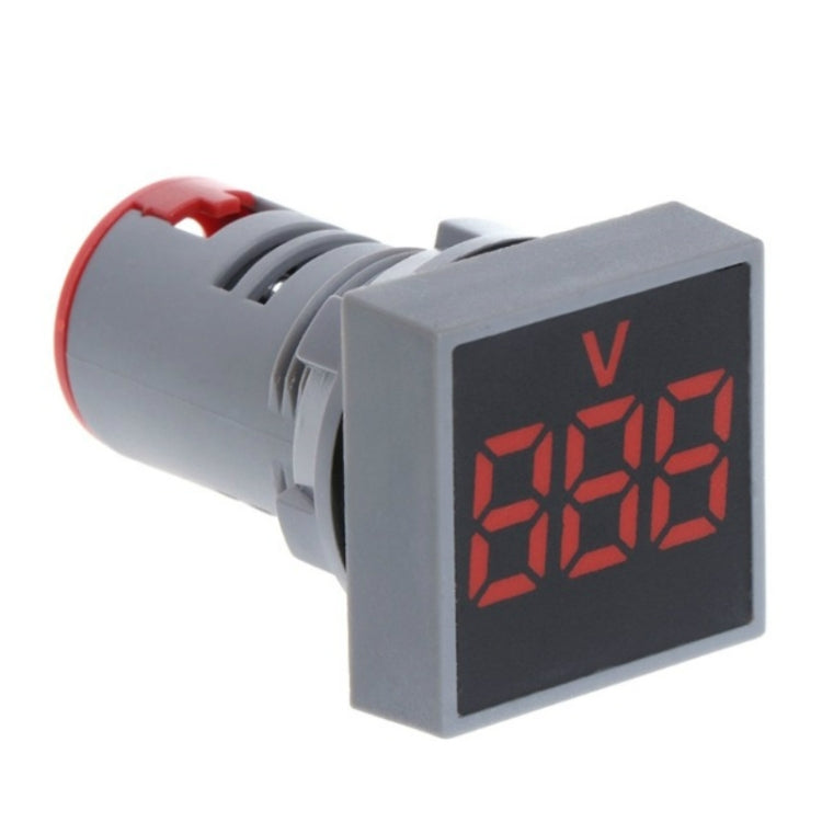 AD101-22VMS Mini AC 20-500V Voltmetro Pannello quadrato LED Indicatore misuratore di tensione digitale AD101-22VMS Mini AC 20-500V Voltmetro Pannello quadrato LED Indicatore misuratore di tensione digitale